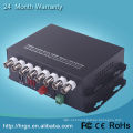 Excellent quality 8 channel video multiplexer / bnc audio video over coaxial cable to fiber transceiver